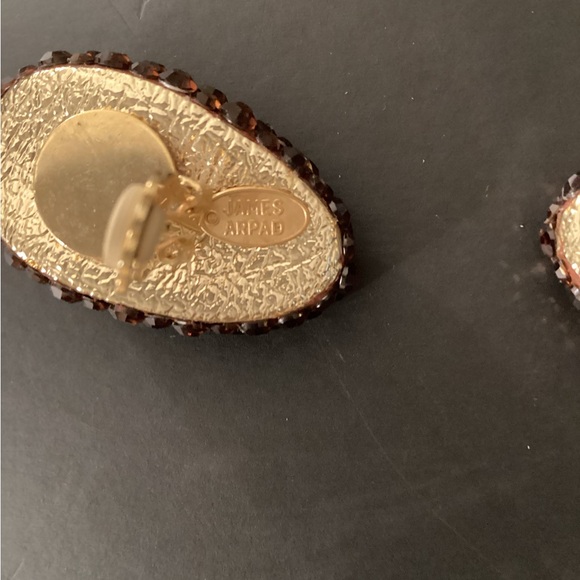 Vintage James Arpad Rhinestone Earrings - Picture 11 of 13